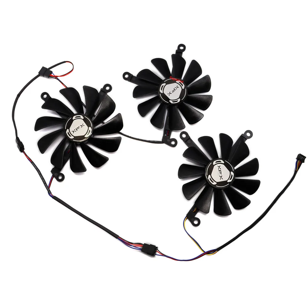 CF1010U12S CF9015H12S ׷ ī , 95mm 85MM, 3 /Ʈ, XFX RX6700XT OC 6750XT VGA GPU  ð