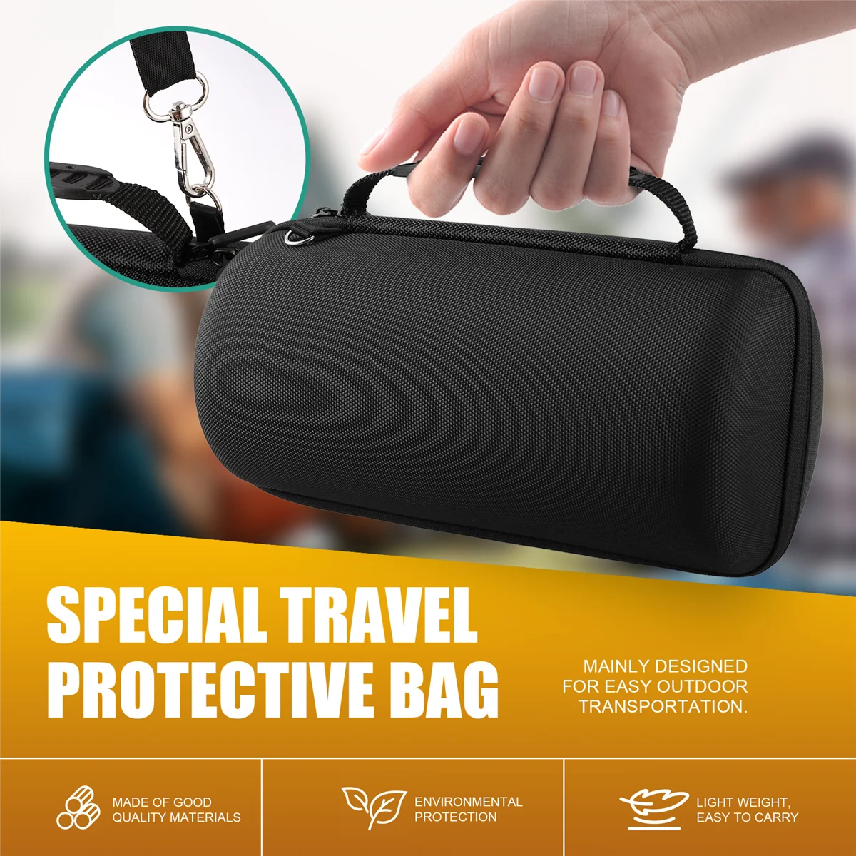Speaker Case Bag Carrying for BOSE Soundlink Revolve+ Plus Speaker_OFSS