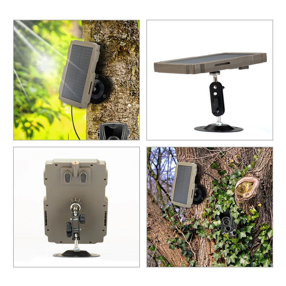 Solar Battery Charger Solar Panel Trail Camera Power Supply Charger Battery for Suntek 9V HC900 HC801 HC700 HC550 HC300 Series solar battery charger