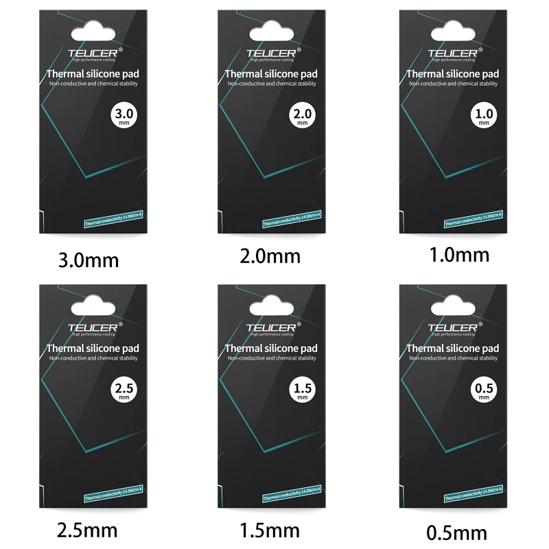 

14.8W/M K TP400 Soft Heat Dissipation Silicone Pad CPU/GPU Silicone Grease Pad