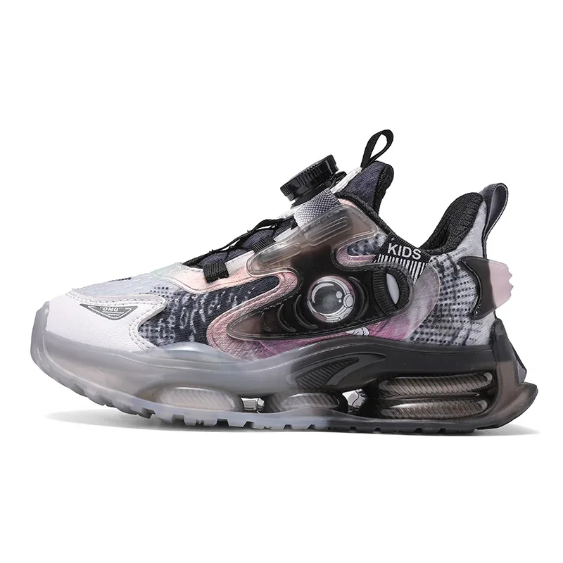 

Кроссовки детские спортивные, на платформе, дышащие, с мультяшным астронавтом, для бега, тенниса, повседневная обувь для девочек и мальчиков