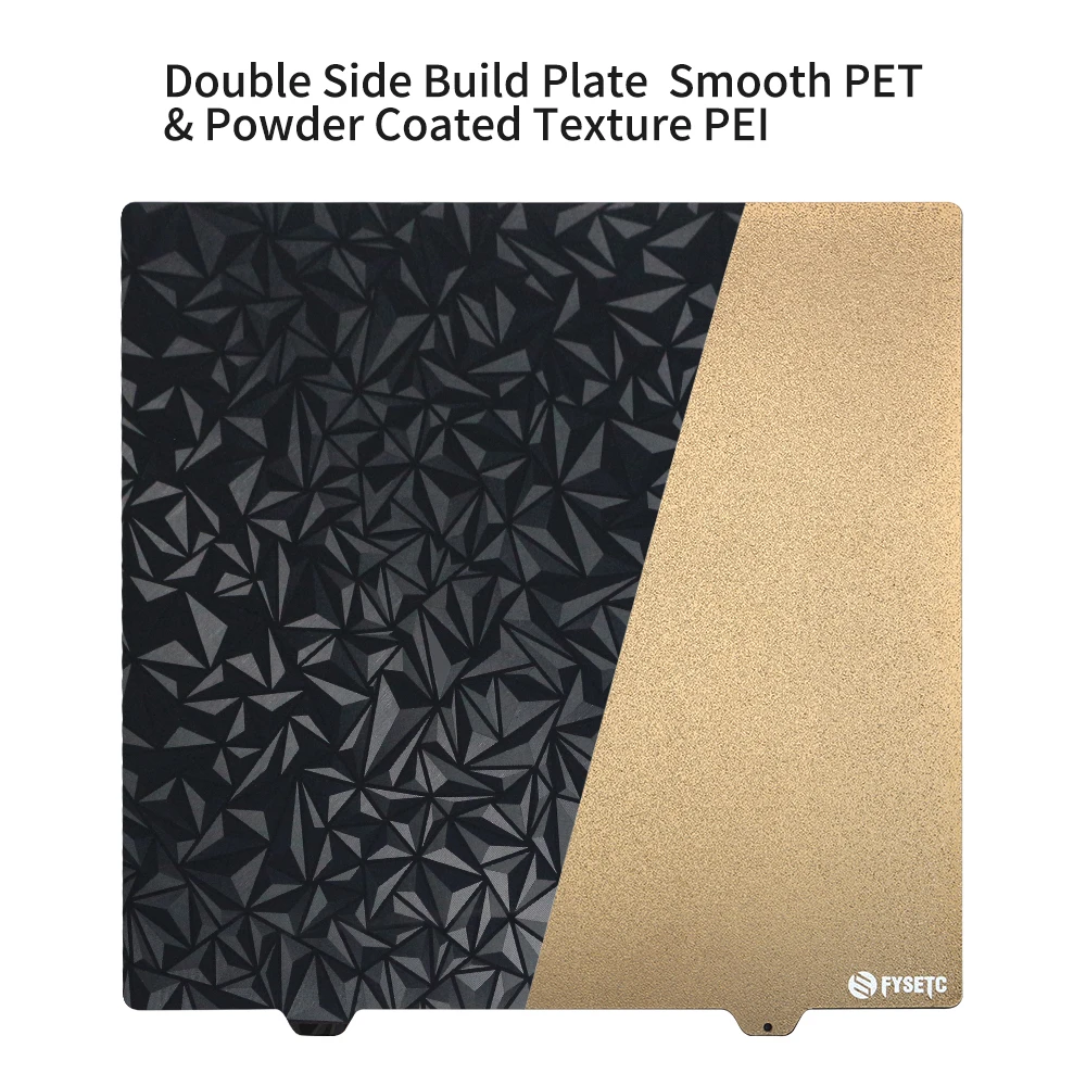 Fysetc-janus Plate Double Side Build Plate Pet Liso e Textura Folha de Aço Pei para Voron 2.4 Ender Plus Prusa Mk4 - Imagem 5