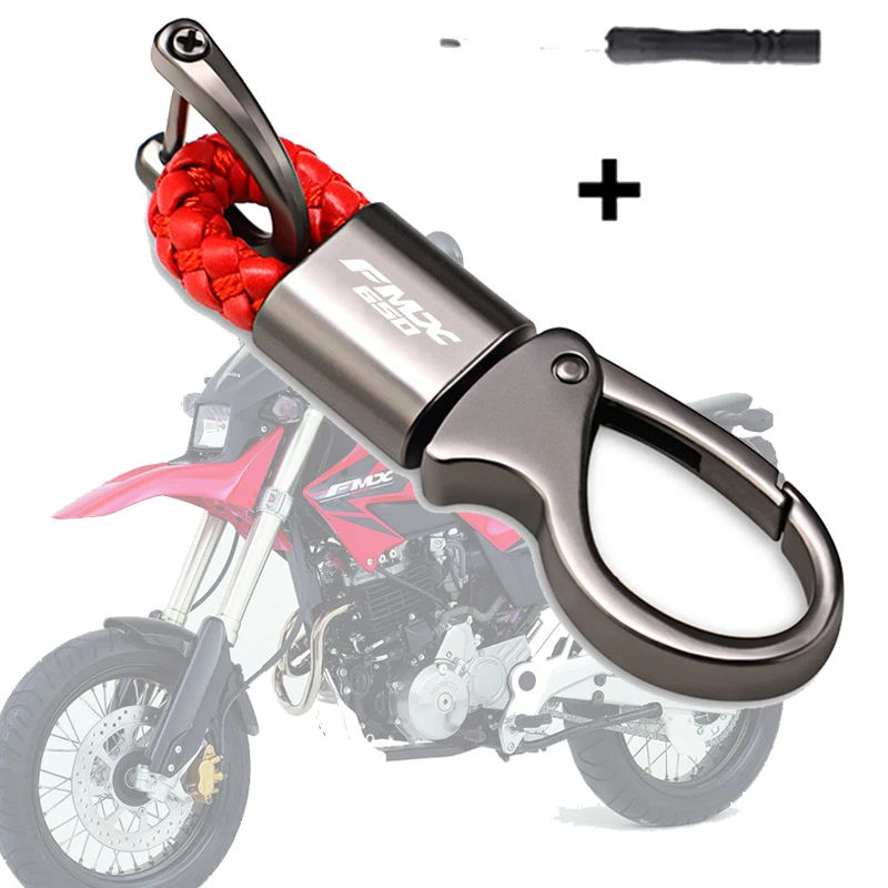 

Используется для Honda FMX650 FMX 650 мотоциклетные высококачественные аксессуары Плетеный веревочный ключ с кольцом для ключей из цинкового сплава