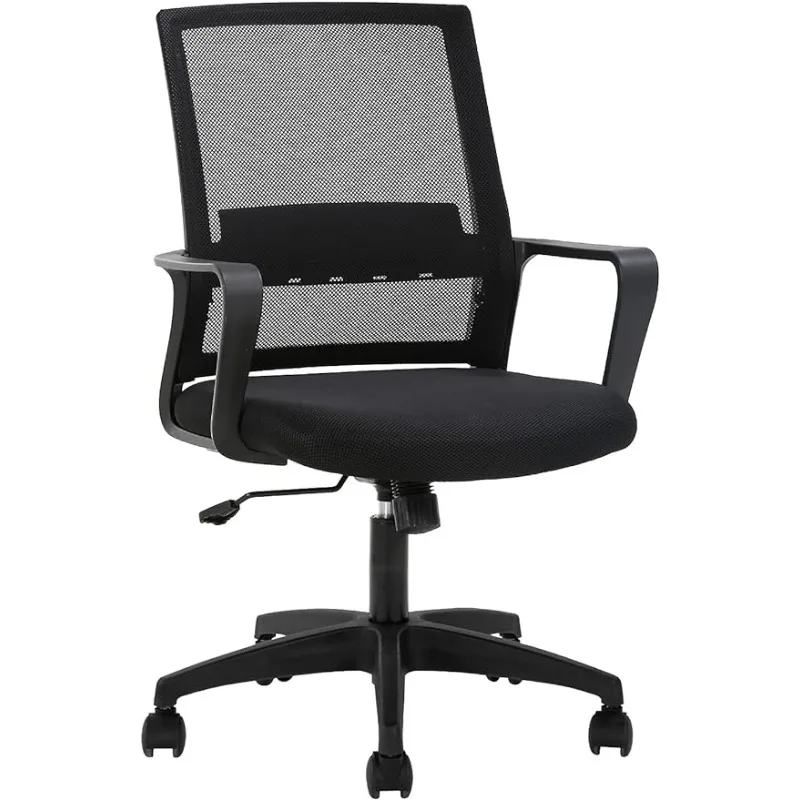 office chair home conference chess room mahjong stool training computer chair comfortable mesh swivel chair study furniture 2023 FDW Home Office Chair Ergonomic Desk with Lumbar Support Armrests Mid-Back Mesh Computer Executive