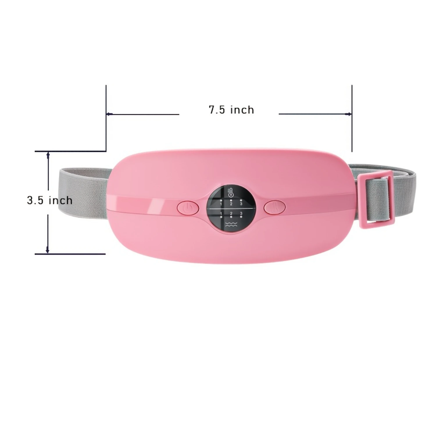 Comfortable, Portable and Lightweight Cordless Heating Pad for On-the-Go Relief. Advanced Menstrual Heating Pad with 3 Soothing