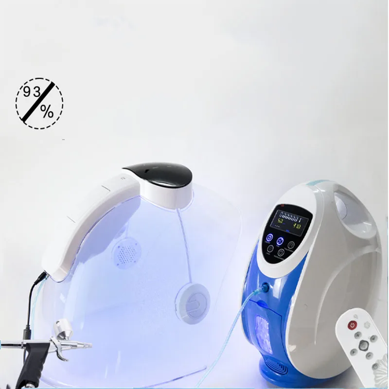 dropshipping continuous oxygen concentrator 1 7l household oxygen machine ac110v 220v english version nebulizer Original  O2toderm oxygen Facial Machine Oxgen Jet Peel Dome Masks Oxygen Facial Machine
