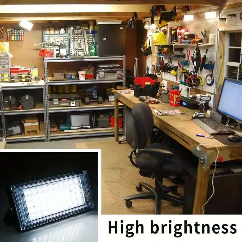 รูปสินค้า ไฟสปอร์ตไลท์ LED ส่องสว่างกลางแจ้ง 50-100W กันน้ำ IP65