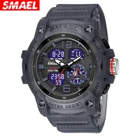 SMAEL  Cool Dual Display Waterproof Glow Electronic Watch 8007 Outdoor Transparent Watch Men's Outdoor 1
