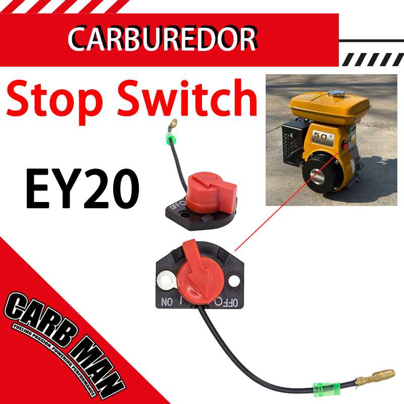 Kill Engine Stop On-Off Switch Single Wire For Robin Subaru EY15 EY20 EY28 EY27 EX13 EX17 EX21 EX27 EX35 EH36 EH41