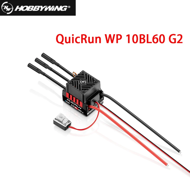 Hobbywing QuicRun WP 10BL60 G2 Waterproof Brushless ESC For 1/10 Road Cars Off-Road Vehicles Short Trucks