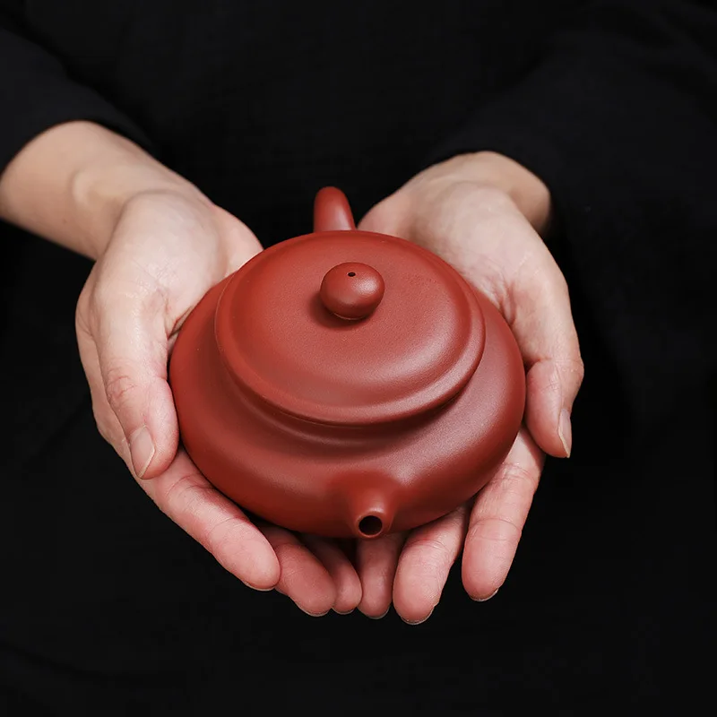 235ML Yixing Red Clay Teapot Ball Hole Filter Kettle Archaize Teaware Puer Tea Ceremony Supplies Drinkware Set Free Shipping