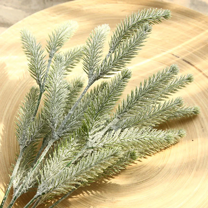 

Green leaves Pine needle home decoration accessories wedding decorative flowers wreaths Christmas crafts artificial plants