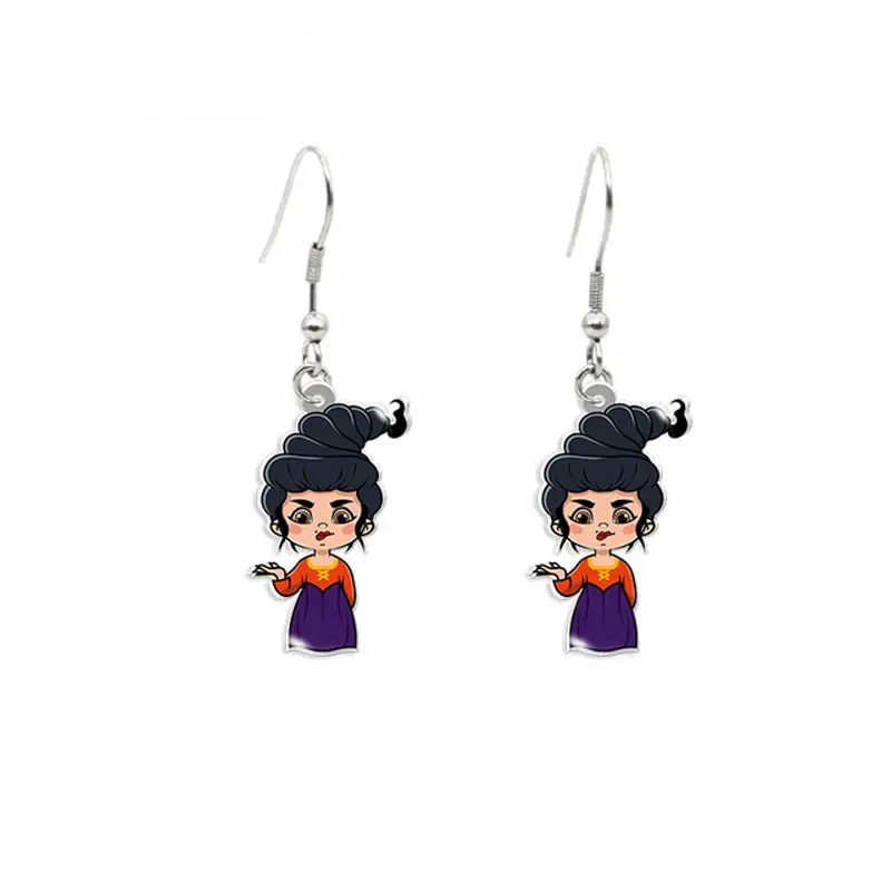 Halloween Hocus Pocus Orecchino Acrilico