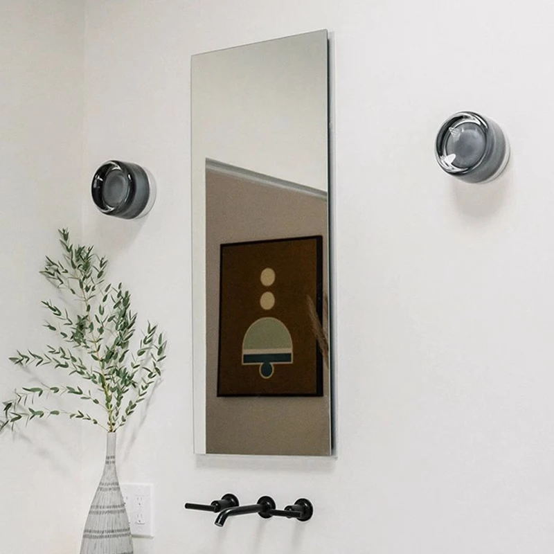 LED Wall Lamp Wall Light Nordic LED Wall Lamp Designer Small Wall Sconces Bedside Room Decor Light Living Room Hotel Aisle Smoke Grey Lighting Fixture