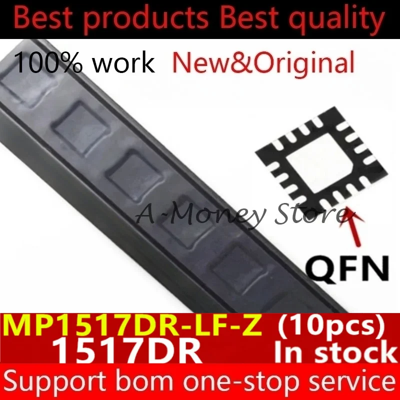 

(10pcs)MP1517DR 1517DR MP1517DR-LF-Z QFN-16