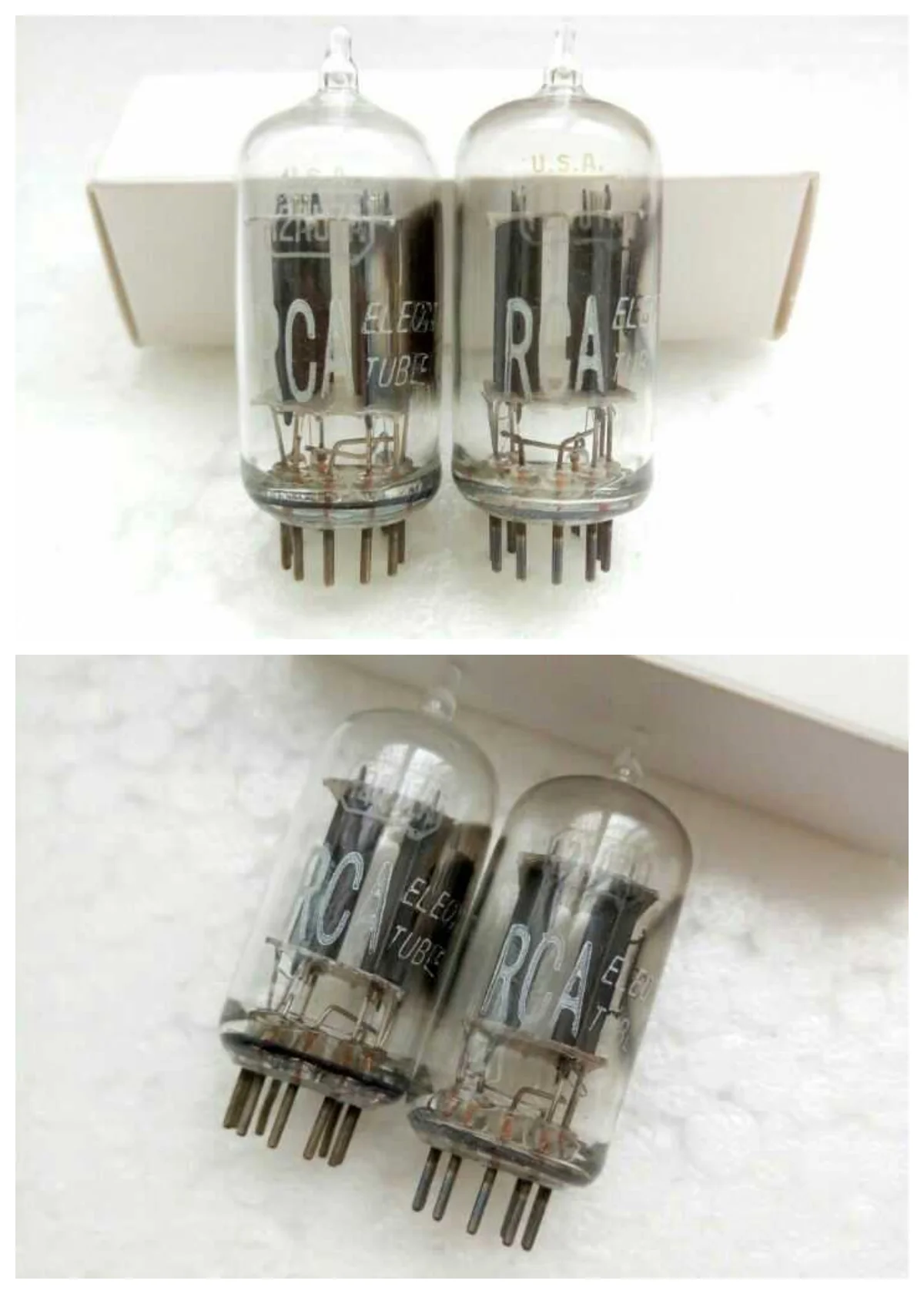 Nuovo Rca Light Head 12 Au7 Sostituzione Del Tubo Elettronico Ecc82 6189 5814 5963 6211 6 N10