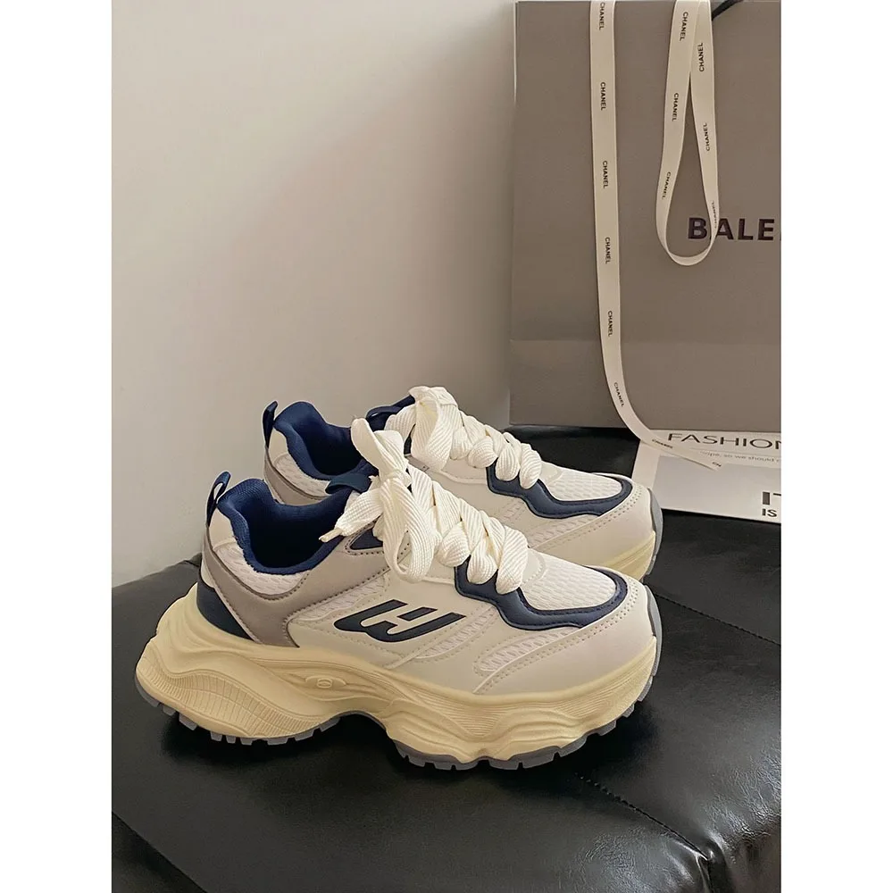 2024 Spring New Women Thick Sole Sports Outdoor Shoes Breathable Women Casual Shoes Lightweight/Comfortable Women Shoes 24-214