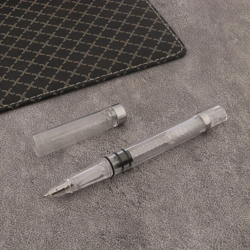 Fountain Pen Piston Transparent 1.5mm Nib
