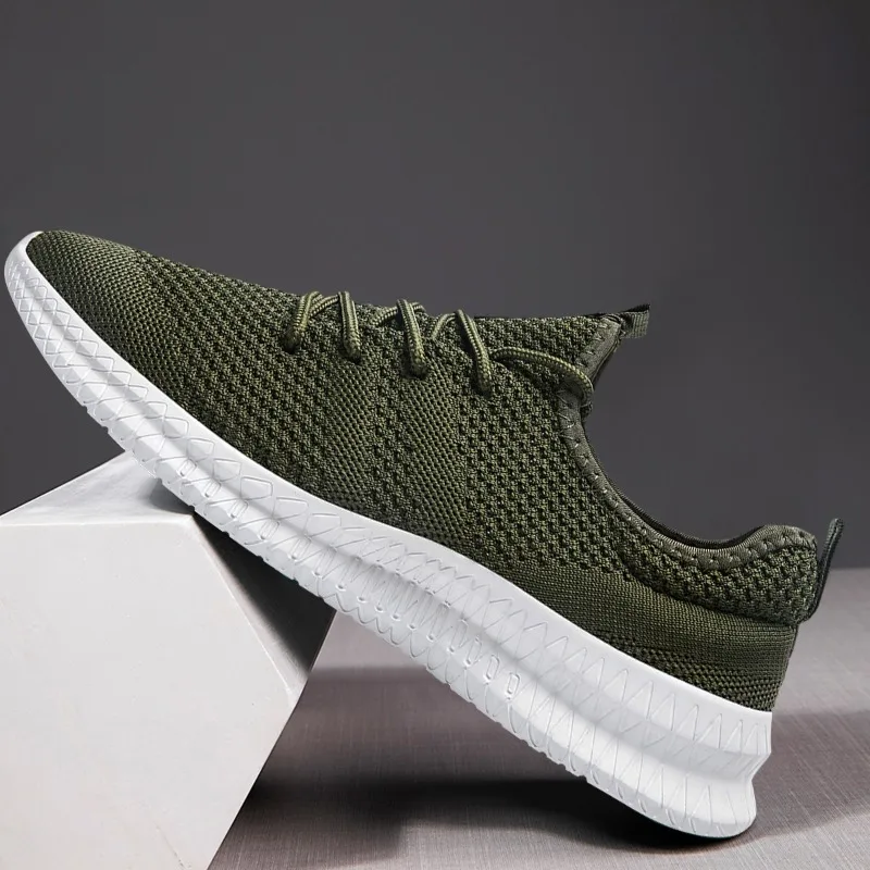 Men Casual Shoes Breathable Comfortable Men's Sneakers Anti-slip Lace-up Running Shoe Flats Loafers Tennis Plus Size 50 Zapatos 6
