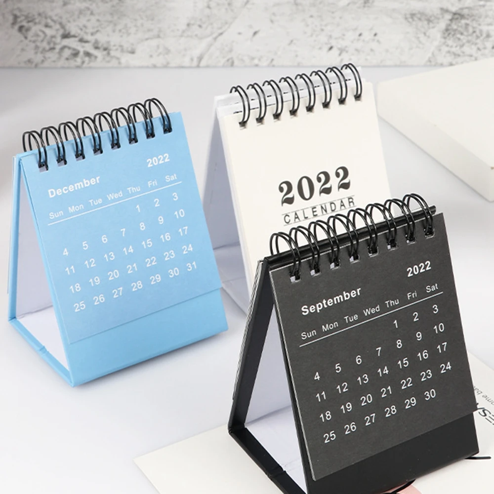 22ミニデスクトップペーパーカレンダーデスクトップカレンダーデイリースケジュールテーブルプランナー年間カレンダーオフィスの装飾品 パーティー用自作デコレーション Aliexpress