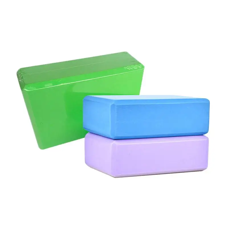 

Yoga Blocks High Density EVA Foam Yoga Block Soft Non Slip Pilates Brick Sports Exercise Fitness Gym Workout Stretching Aid 5YL