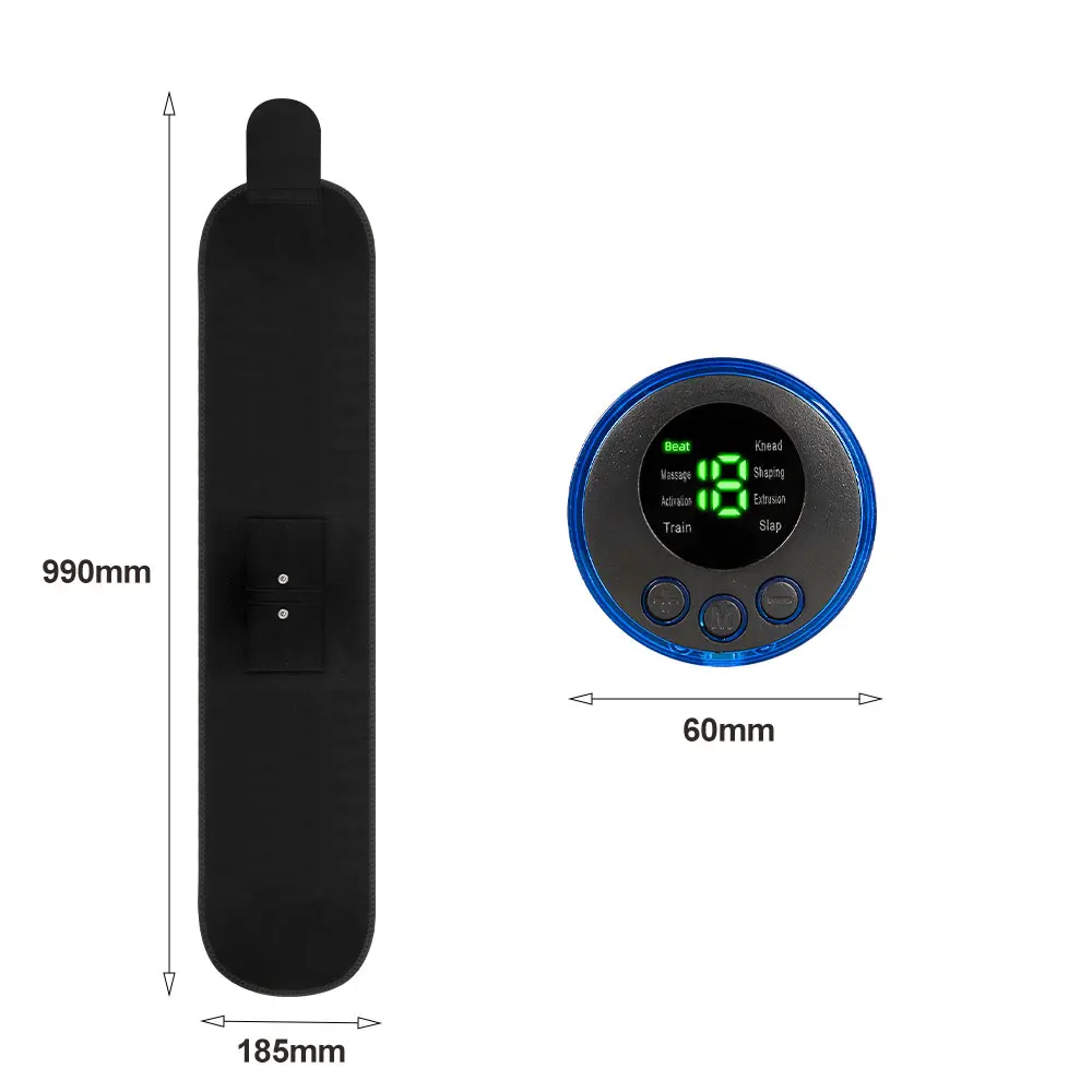 Waist Massager Portable USB Charging Shaper Electric Arm Hip Leg Trainer Weight Loss Shaping Belt Fitness Massager