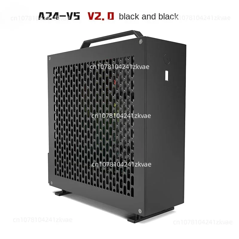 

1u Power Supply Itx Chassis with Double Chamfer 5 Litre Mini A24-V5 Dual Slot Single Display