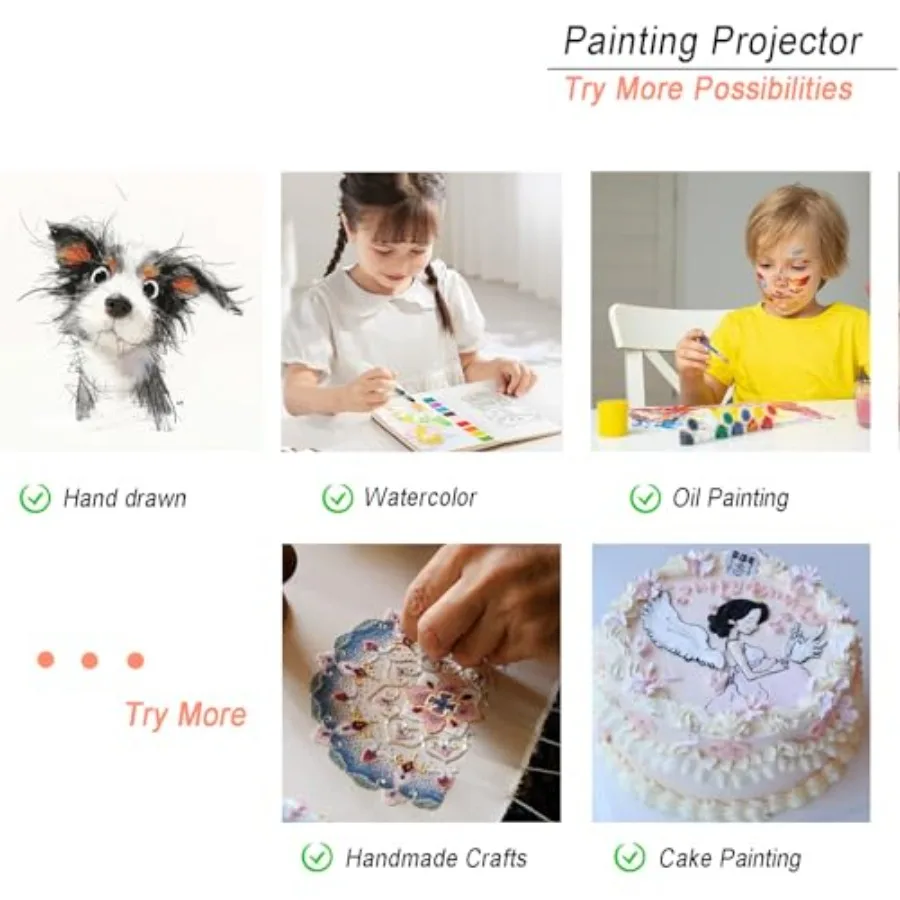 Sketch projector for drawing projects
