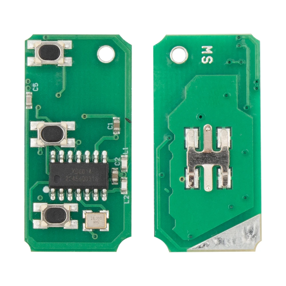 LIXIANG 315/433MHz 4D63 4D60 รถรีโมทกุญแจสําหรับ Ford FUSION Focus Mondeo Fiesta Galaxy HU101 FO21 ใบมีดรถพลิกคีย์ 2