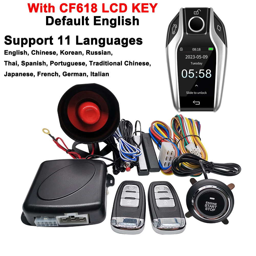 CF618 Universal Modified Remote Smart LCD Key Displey Key