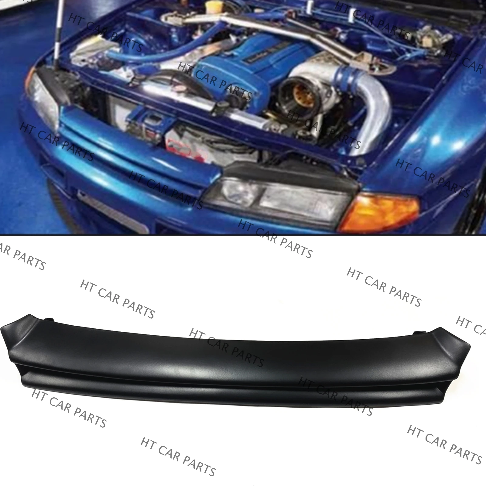 

Для Nissan Skyline R32 GTR 1989-1993 1989 1990 1991 1992 1993 1 шт. матовый черный передний бампер сетка-гриль