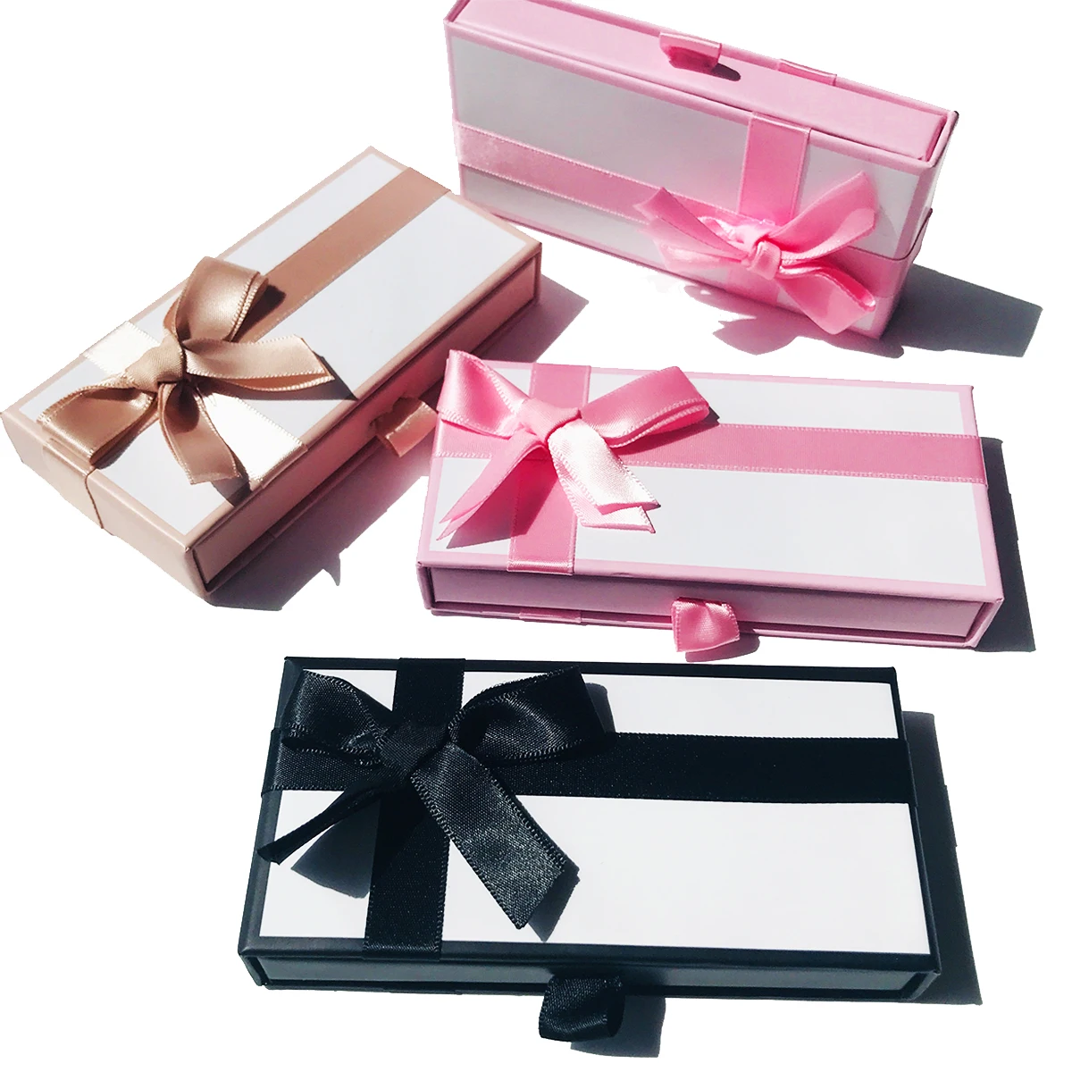 Wholesale Fake Eyelashes Packaging Box 25mm Mink Eyelashes DIY Custom Logo Magnetic Packing Box Lashes Gift Box Package 6