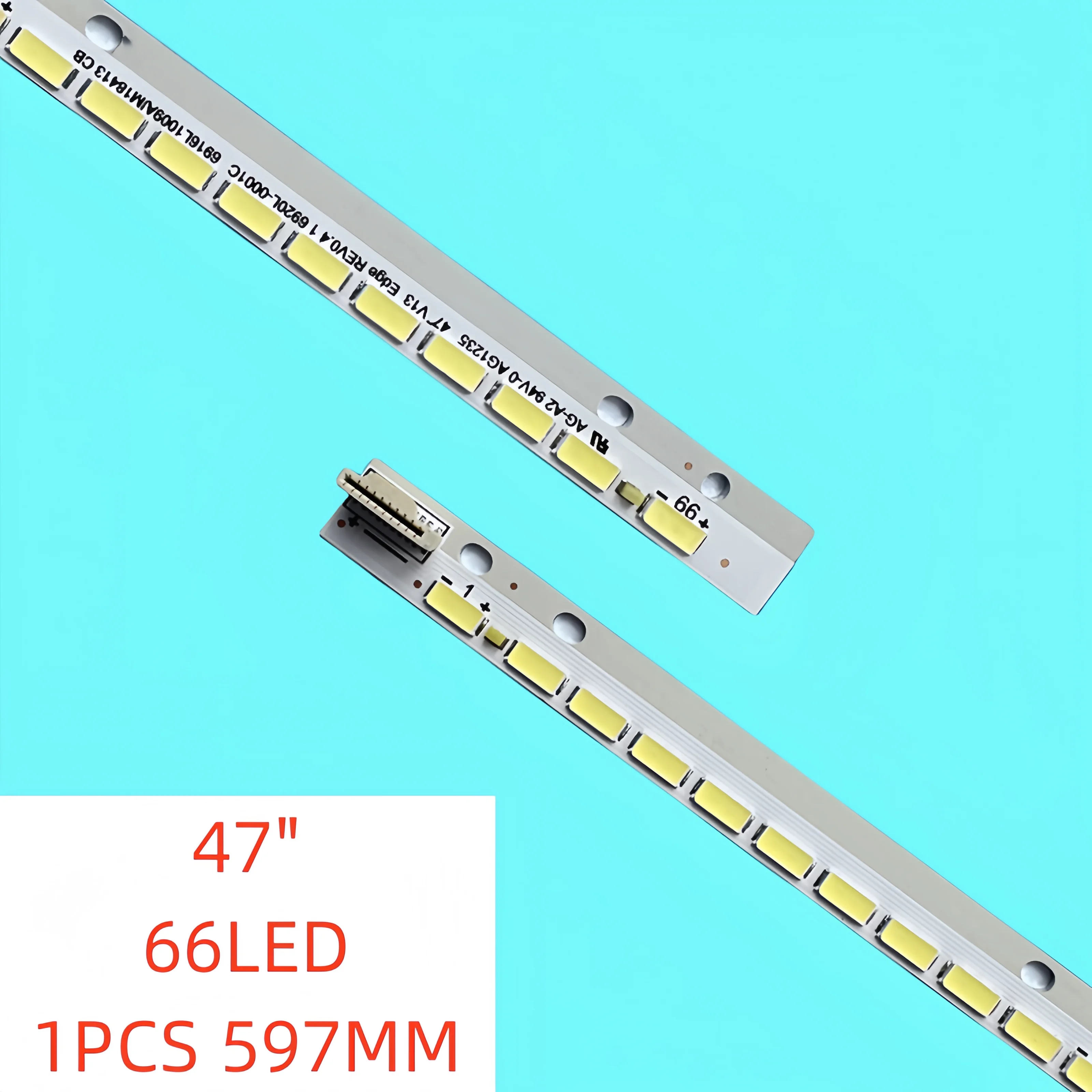 

1pcs NEW LED Backlight Strip for LG 47"KDL-47R500A 6922L-0043A 0065A 47 V13 Edge 6920-0001C 47LA643LG 47LA643V 47LA640S 47LA644V