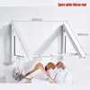 Clothes Drying Rack Wall Mounted Laundry Racks for Drying Clothes Aluminum Foldable Space Saving Clothes Hanger 6