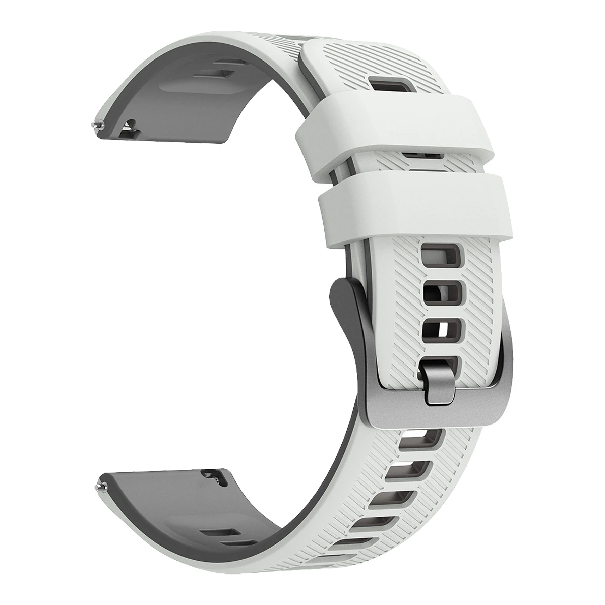22mm Silicone Sports Watch Strap Replacement Bracelet - Universal Fit