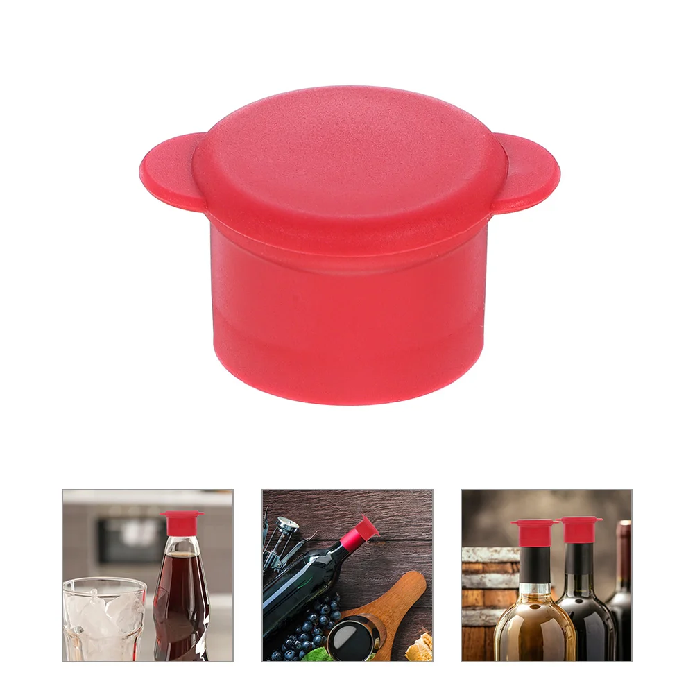 

2pcs Silicone Bottle Stopper Reusable Bottle Sealing Plug Bottle Silicone Stopper Silicone Cover