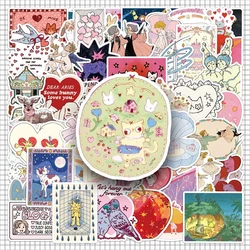 Fairy Tale Cartoon Aesthetic Kawaii Stickers Collection - Cute Decorative Decals (50PCS)