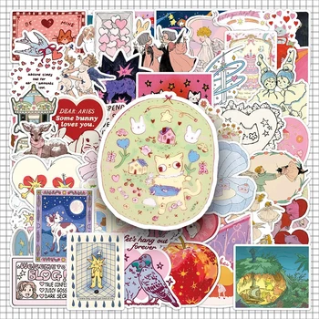 10/30/50pcs Serie Fiaba Del Fumetto Estetico Adesivi Kawaii Ragazza Regalo Decorazione Decalcomania FAI DA TE Telefono Bagagli Chitarra Carino adesivo
