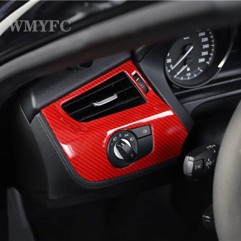 

Декоративная рамка для переднего вентиляционного отверстия, отделка для выпускного отверстия, автомобильные наклейки из углеродного волокна для BMW Z4 E89 2009-2015, аксессуары для интерьера WMYFC