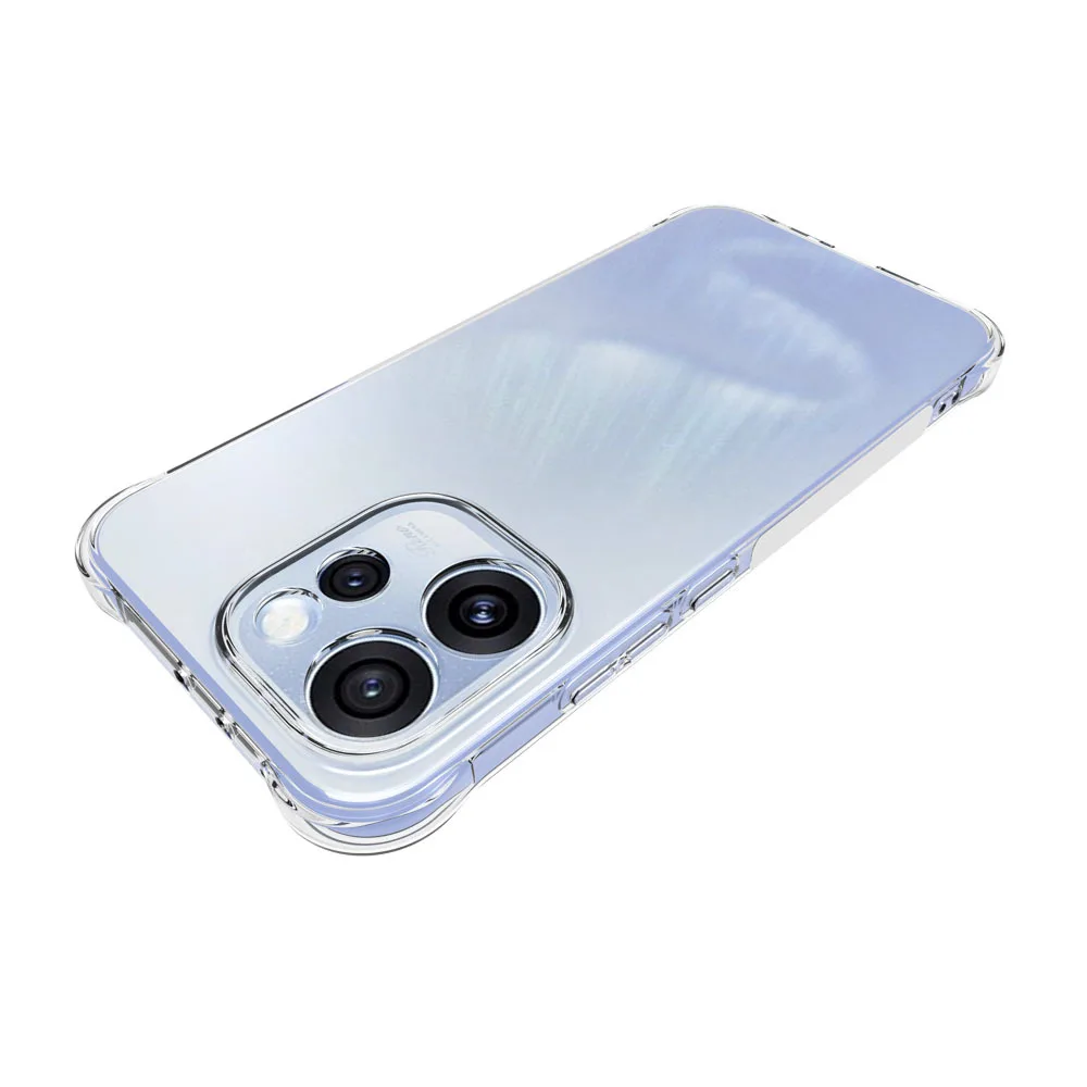 Durable Anti-Shock Transparent Gel Phone Case - HD Clear TPU Soft Cover
