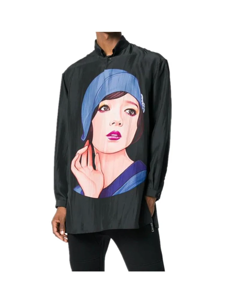 Y-3Unisex Camicie E Camicie Con Stampa Di Bellezza Yamamoto Camicia Da Uomo Designer Abbigliamento Di Lusso Owens Pullover Shirt Camicie Casual