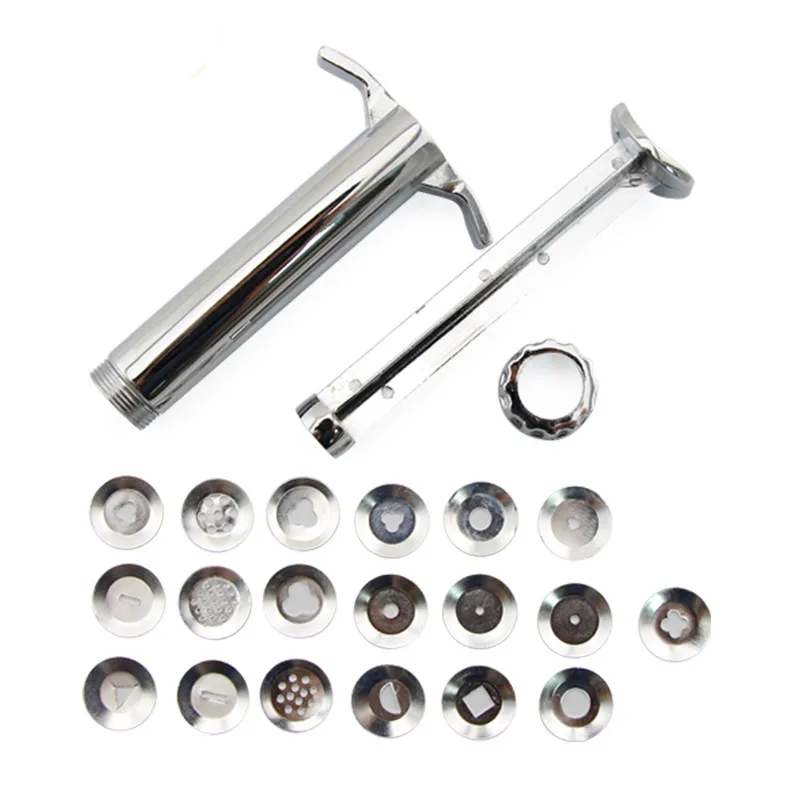 Practical Refill Pack 19 Discs For Sugarcraft Extruder Gun Cake Art Decoration Tool