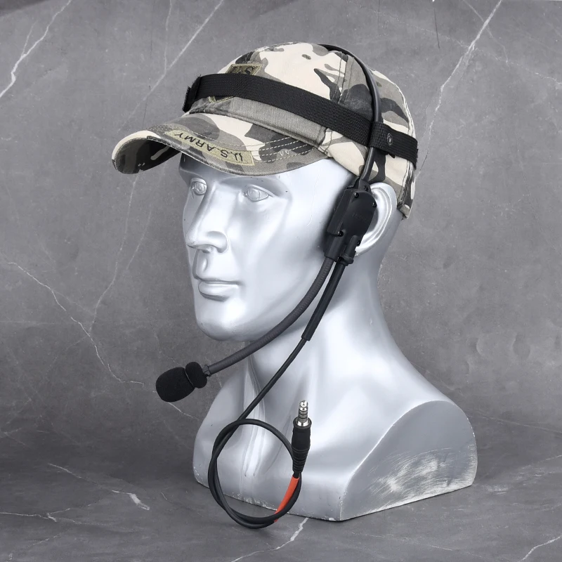 WADSN Military Tactical True Bone Conduction Earphones MH180-V Hunting game headphones For Interface 7.0PLUG PTT