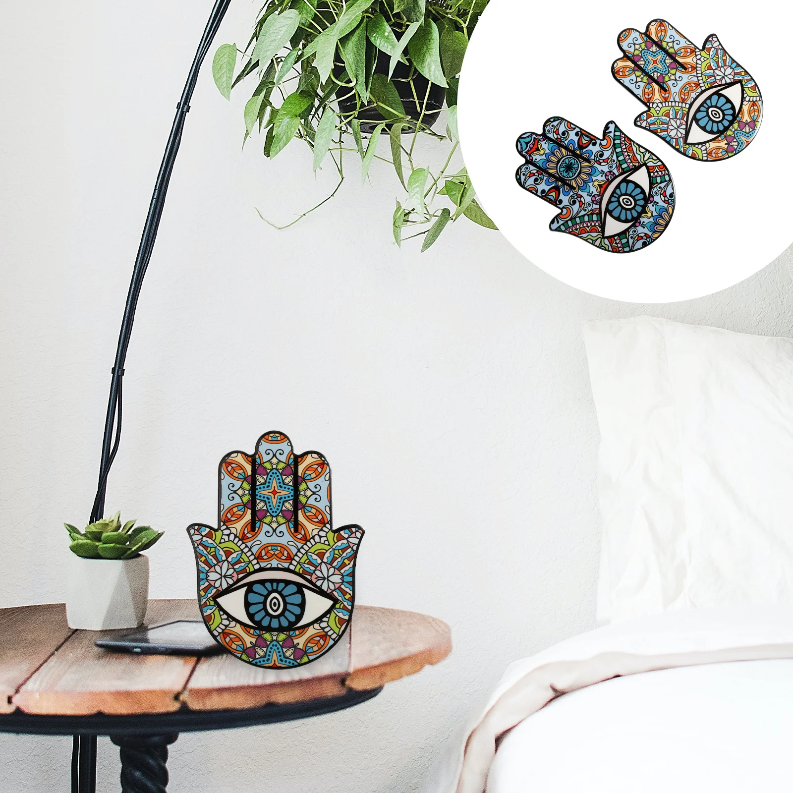 

Специальные подушки для чашек, украшения для рук Фатимы, декоративные креативные настольные украшения для Фатимы