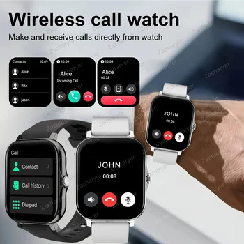 Smart fitness watch, SMS reminder, outdoor sports watch, smart watch for men and women, compatible with iPhone and Android 4