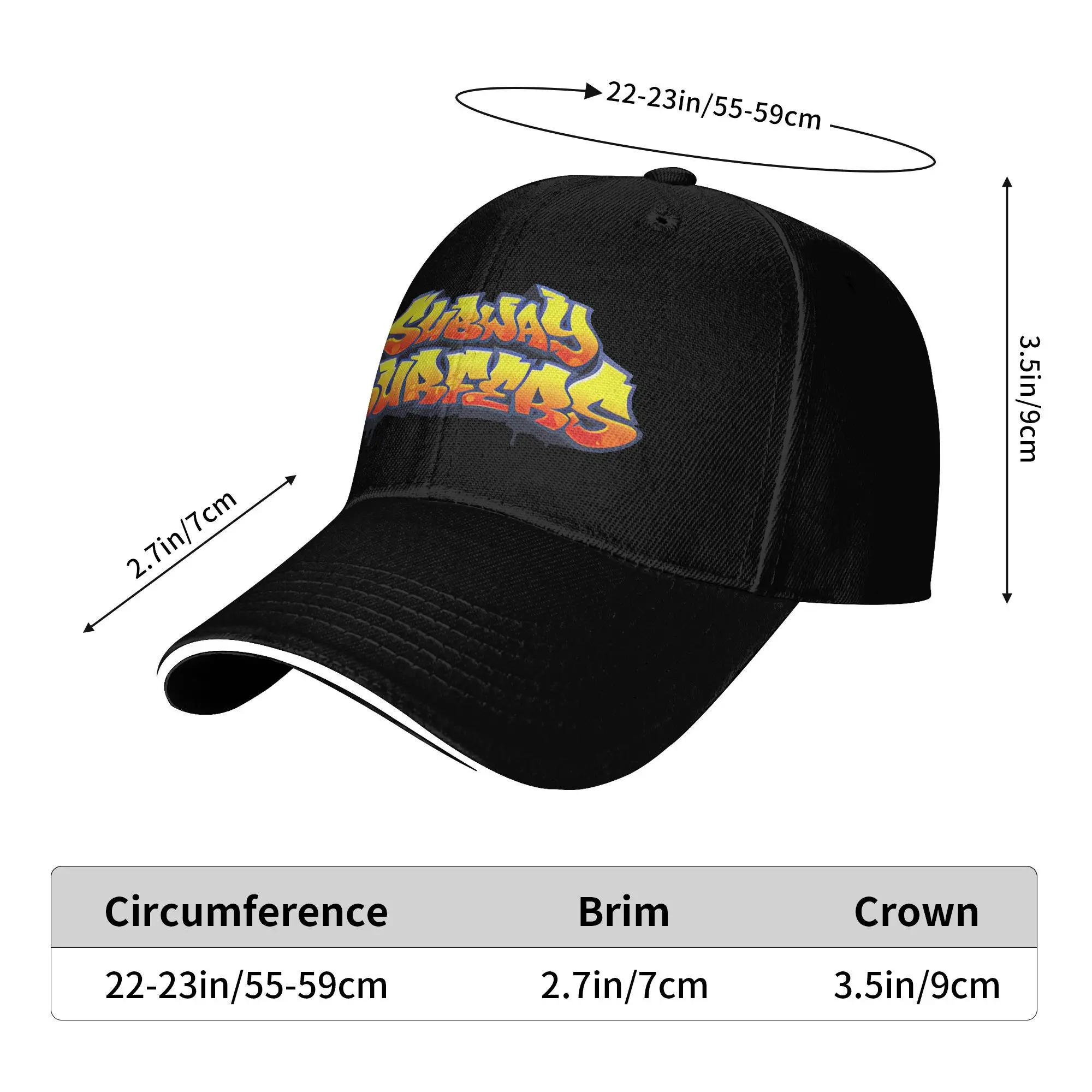 Subway Surfers Baseball Cap Video Game Vintage Female Male Trucker Hat Sun Visor Outdoor Sport Baseball Caps Birthday Present 5