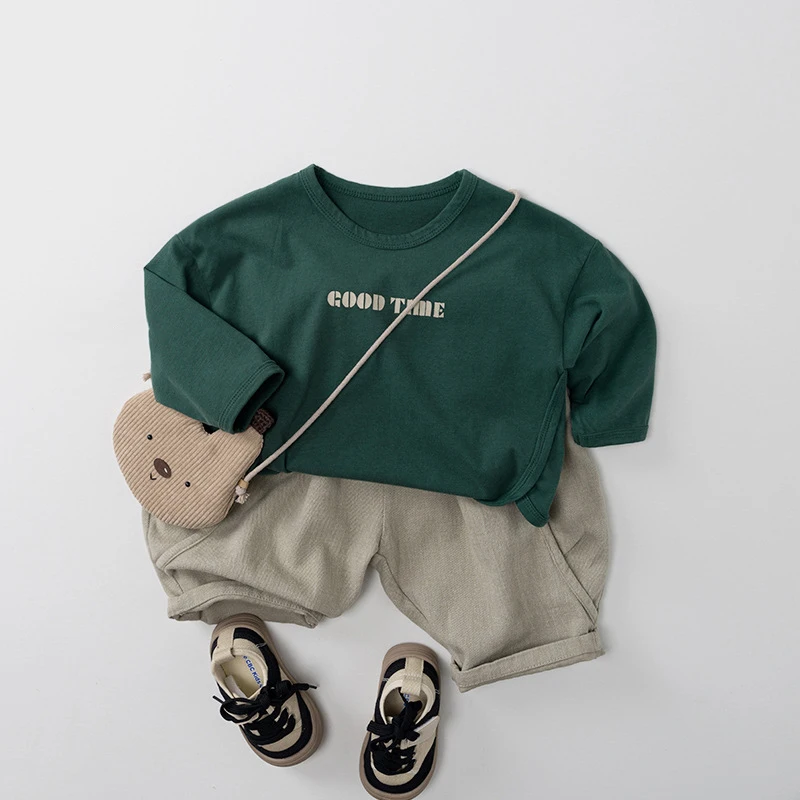 Cotton Wide Leg Kids Pants for Girls and Boys