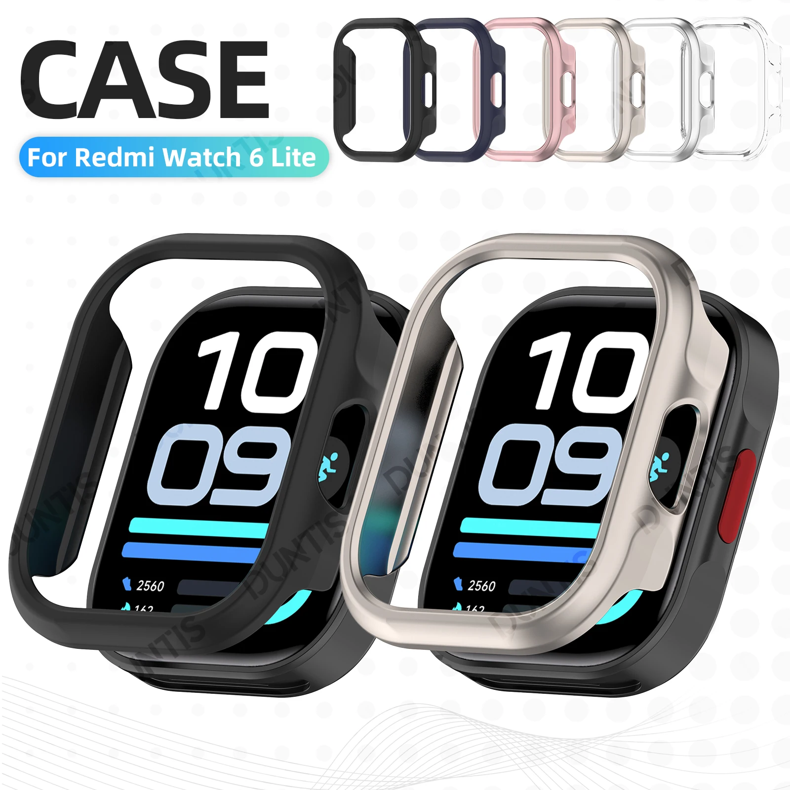 Sleek Matte Protective Shell for Smartwatch - Scratch Resistant Bumper Cover