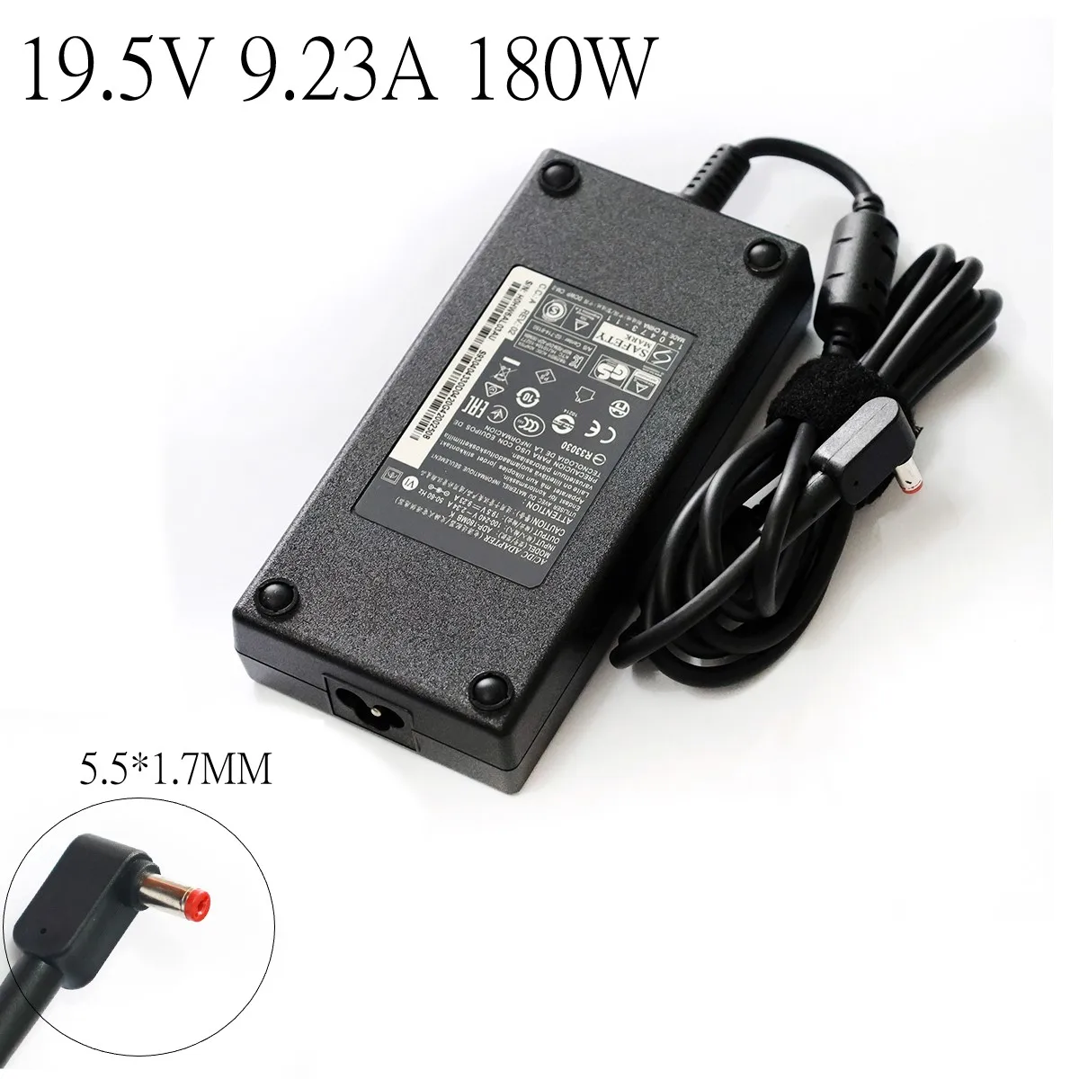 

19.5V 9.23A 180W AC Power Adapter Charger For Acer Predator Helios 300 G3-571-73H3 G3-572-763V Gaming Laptop PC ADP-180MB K