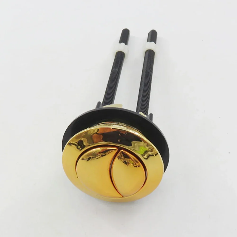 Toilet Push Button 38mm Gold Toilet Push Button For Mechanical Top Flush Valve Dual Flush Water Tanks Toilets Home Tool Parts Bathroom Fixture